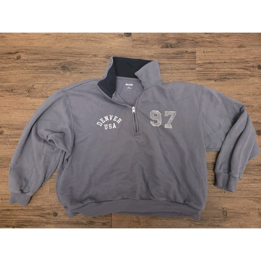 Hollister‎ Easy Denver Half Zip XL